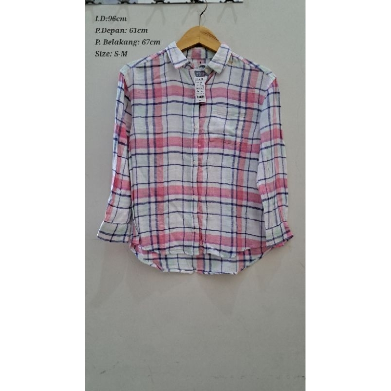 205 Old Navy Kemeja Flannel Kotak
