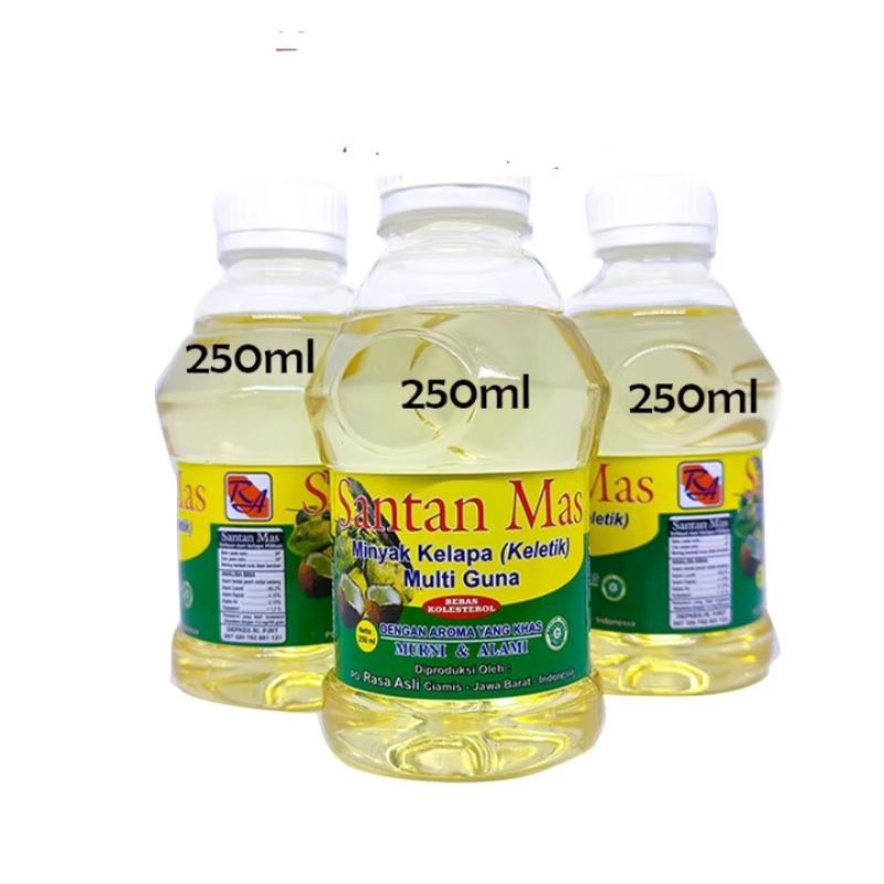 

Minyak Kelapa Murni 100% Asli - Minyak Kelentik Santan Mas 250ml
