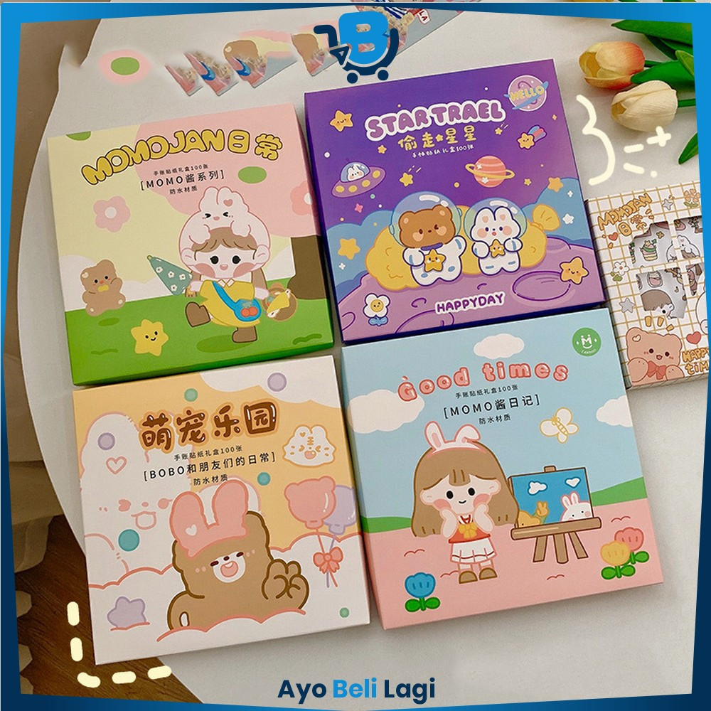 

Stiker 2D Isi 100pcs Sticker Aesthetic Karakter Tumblr Botol Motivasi / Stiker Buku Botol Minum Dekorasi Scrapbook Lucu Serbaguna ABL C473