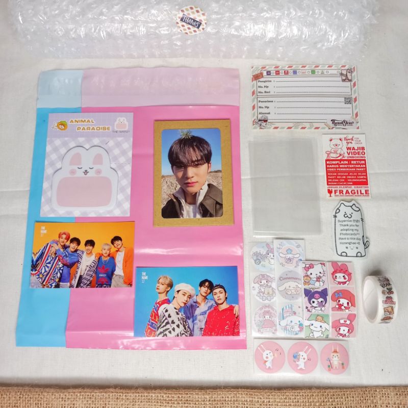 

[Araaa.Store] Set Polymailer Packing Photocard Kpop