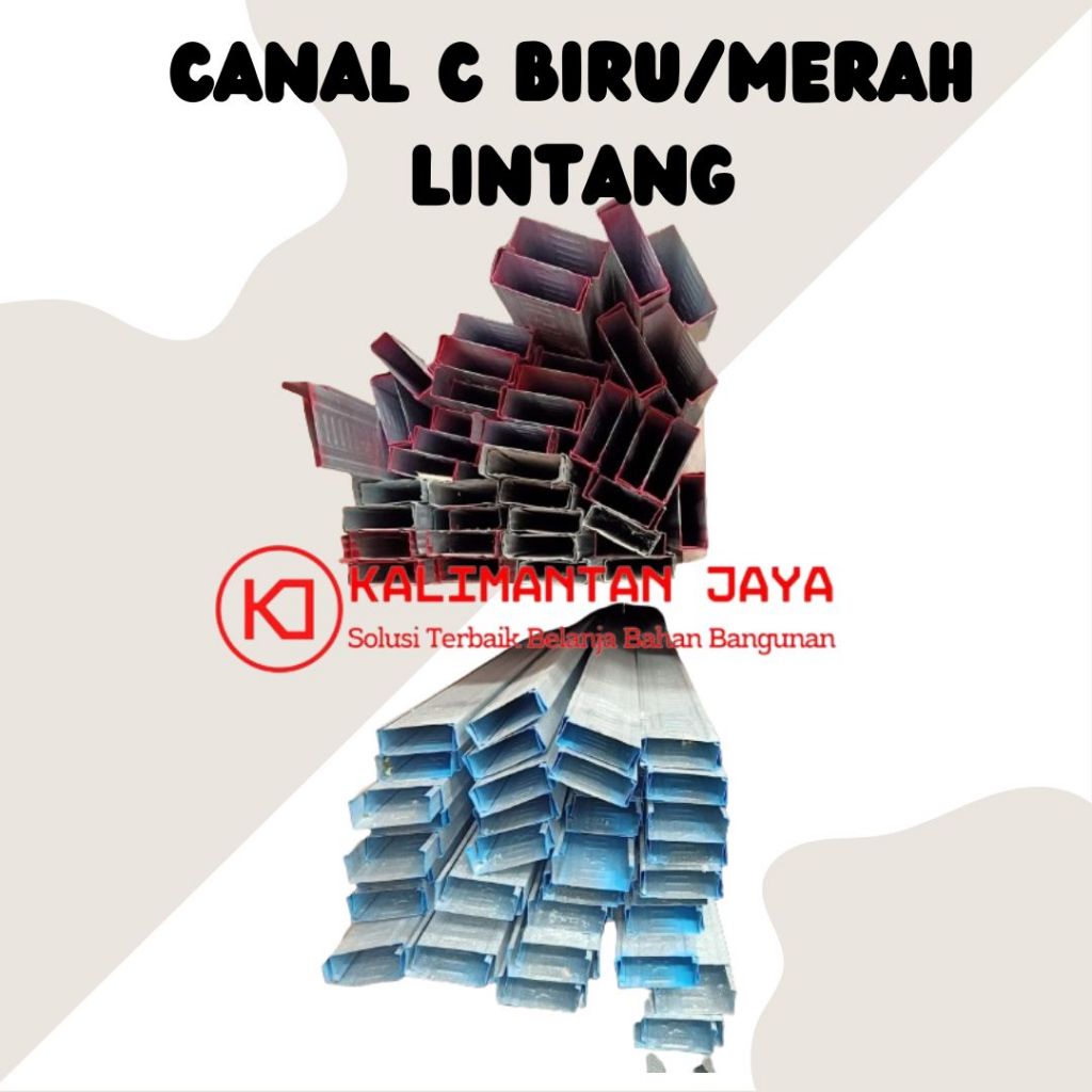 CANAL GALVALUM C LINTANG MERAH/BIRU