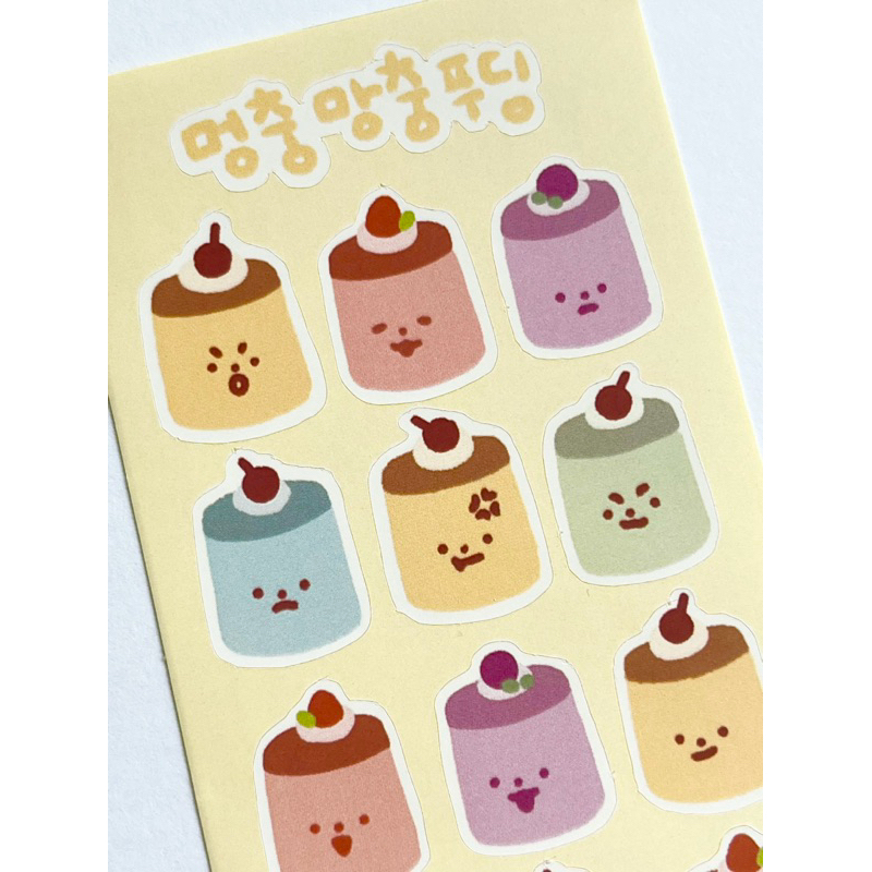 

[mangssong.shop] jelly jelly sticker | korean sticker | MADE | #diary #toploader #decorate