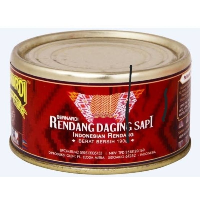 

Bernardi Rendang Sapi Kaleng | Berat 190gr