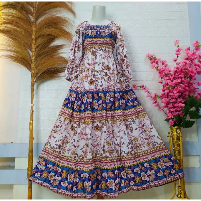 Gamis premium batik / gamis batik / dress batik / daster batik / daster batik panjang / daster adem 