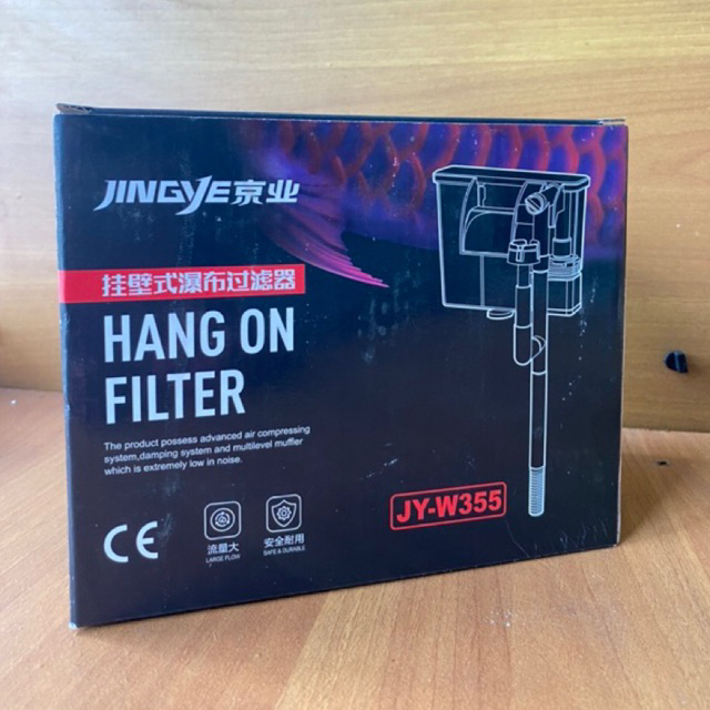 Filter Gantung Hang On Aquarium Aquascape JINGYE JY W355