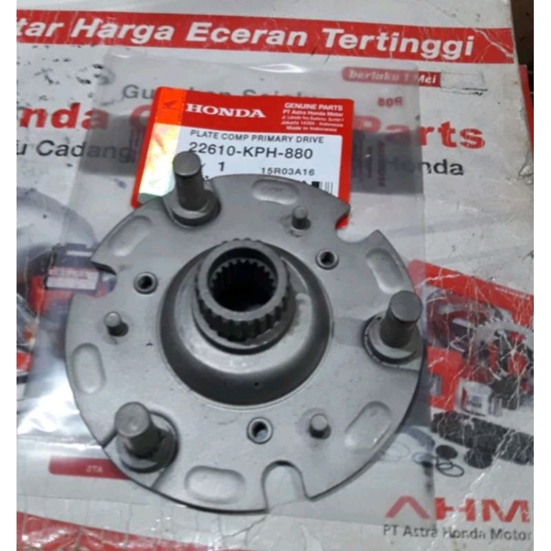 plate comp primary drive motor HONDA KARISMA SUPRA X125 KODE 22610-KPH-880