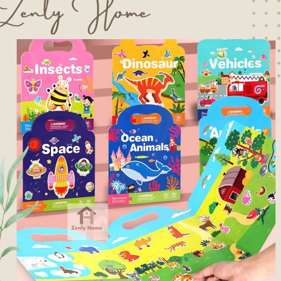 

PROMO SALE ZEN 32 Reusable Stiker Book WaterproofBuku Stiker Anak dan Aktivitas Murah