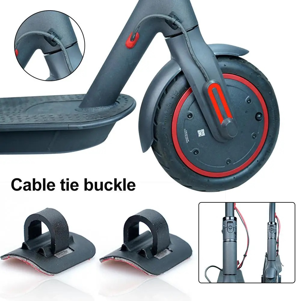 Cable Organizer Pengikat Kabel di Sepeda Scooter