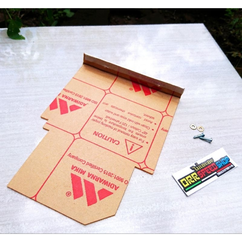 mudflap Vario 110 Fi akrilik panjang open filter