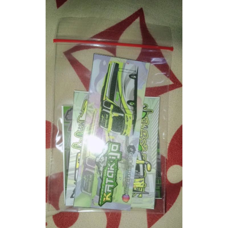 

Stiker Bis Asyrof Katak Ijo ORI 3 Pcs