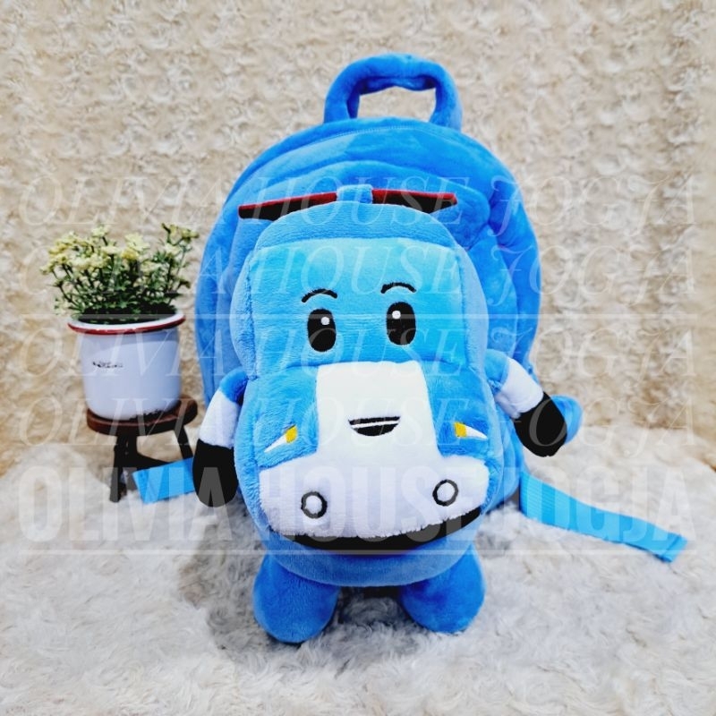 Ransel Robocar Poli Biru Tas Boneka Robocar Poli Biru 1 Rest