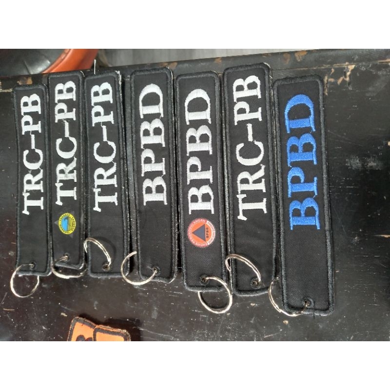Gantungan Kunci Bordir  bpbd trc pb