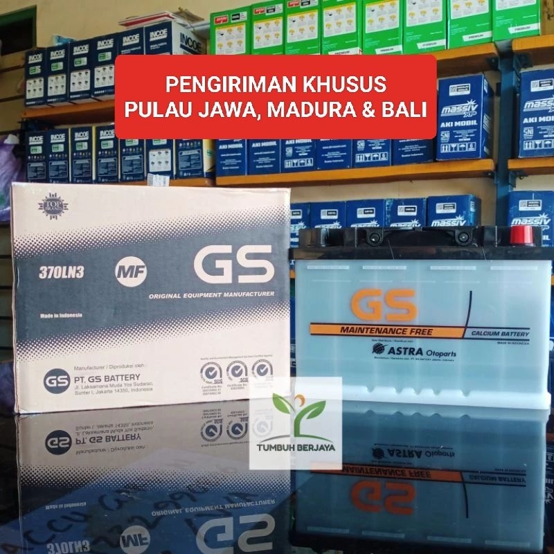 ORIGINAL Aki MF GS ASTRA OEM 370LN3 LN3 Innova Reborn Diesel New Fortuner Diesel