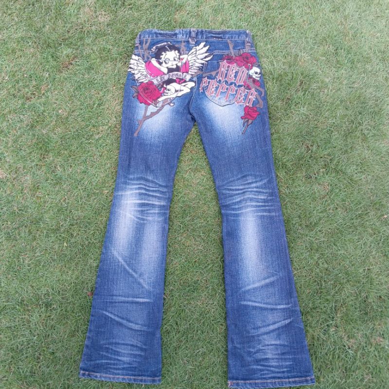 jeans red pepper