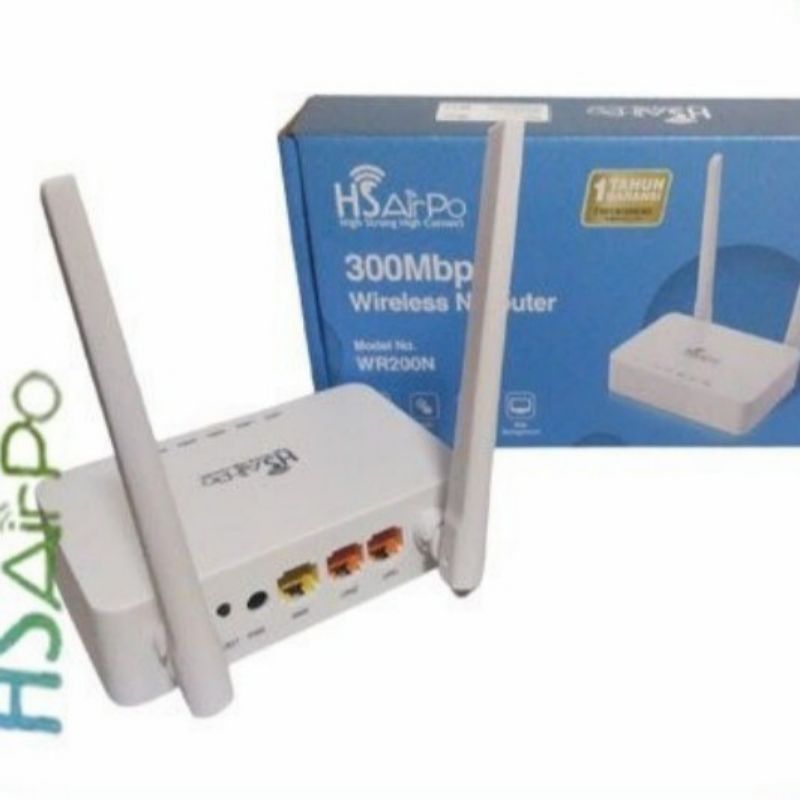 HS AIRPO WR200N 300Mbps ROUTER WIRELESS