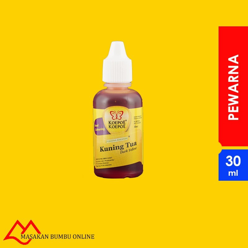 

Koepoe-Koepoe Pewarna Kuning Tua 30 ml