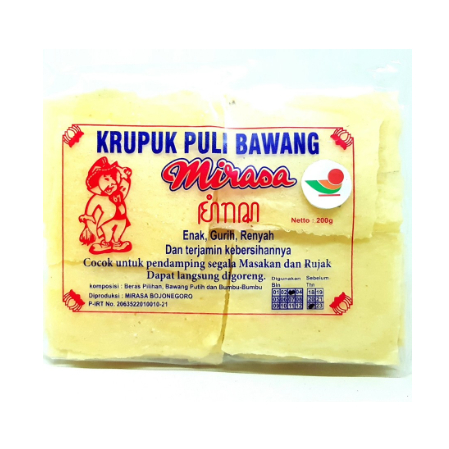 

MIRASA KRUPUK PULI BAWANG 200gr