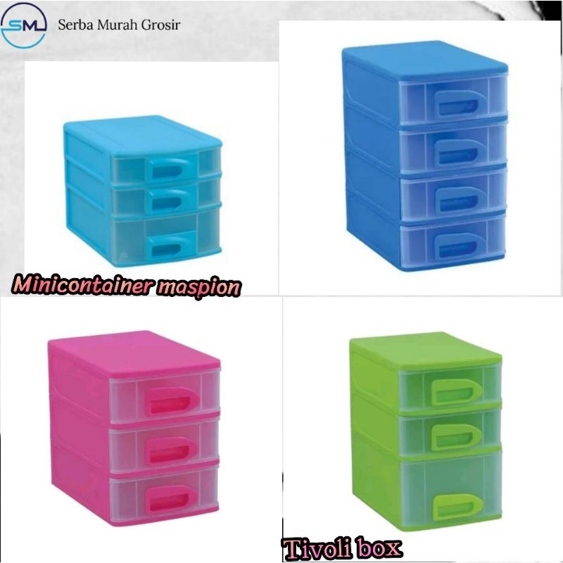 laci mini/laci asesoris/laci serbaguna/minicontainer tivoli box maspion