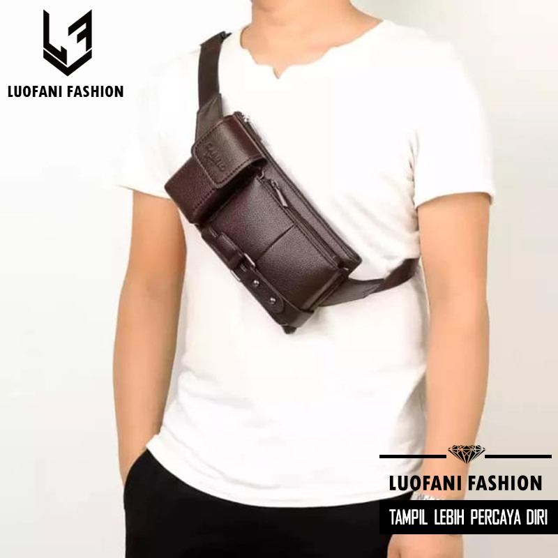 Tas Selempang Pria Tas Selempang Cowok Sling Bag Pria Distro Import Original Waterproof