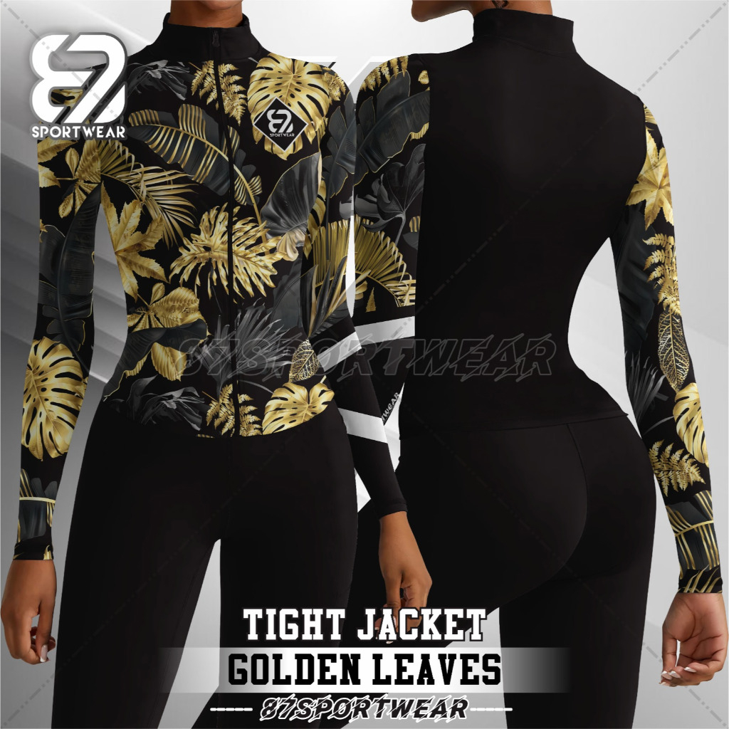 New 87SportWear Jaket ketat dan Legging Pakaian Olahraga Wanita Aerobic/Zumba/Senam/Gym87