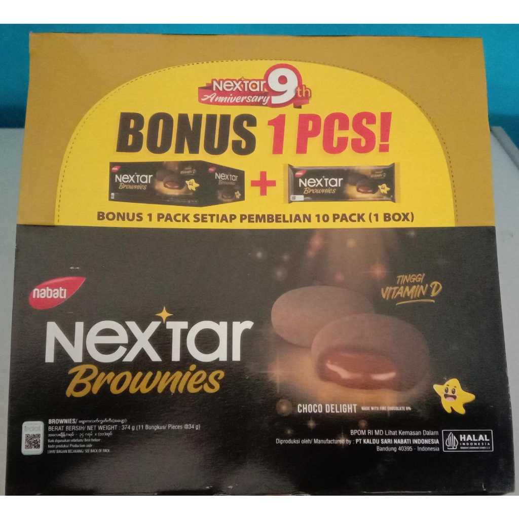 

Nextar Brownies Rasa Choco Delight 374gr -1 BOX