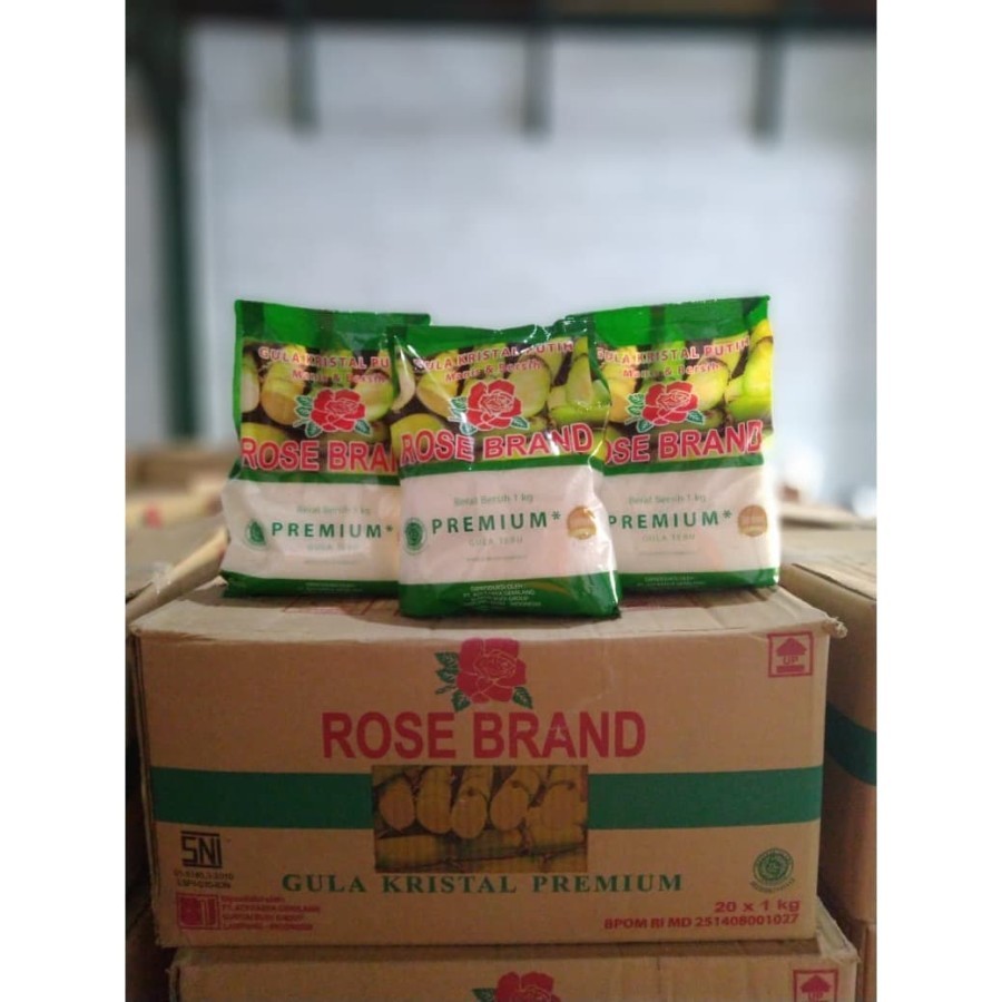 

(GOJEK GRAB ONLY) ROSEBRAND GULA 1KG PER DUS ISI 24 KANTONG