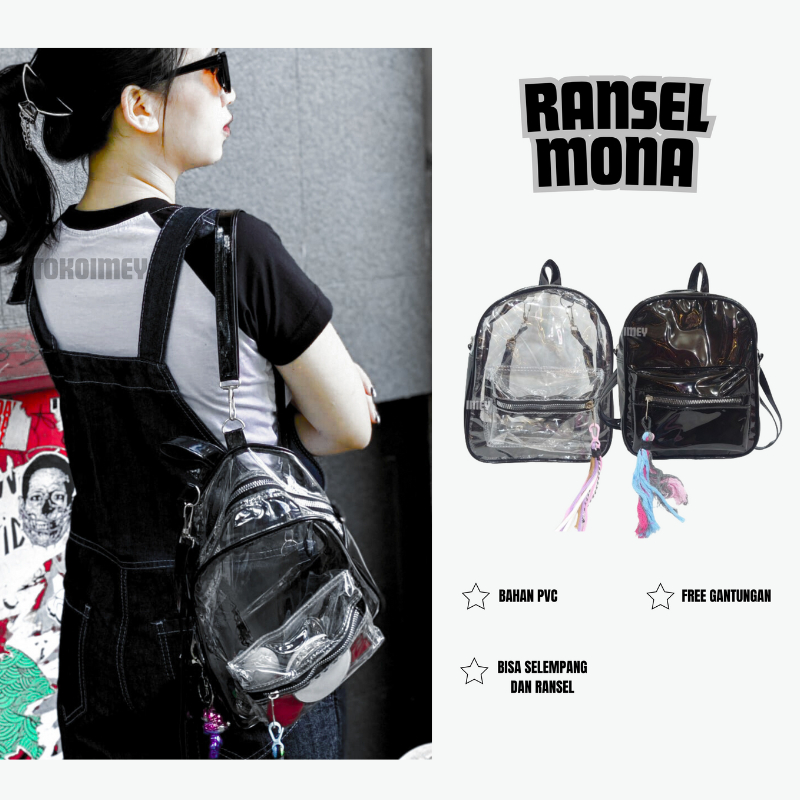 RANSEL WANITA - Tas Ransel Wanita Banyak Model Tebaru Stylis & Fashionable Bahan PVC/PUFFY/Sintetis