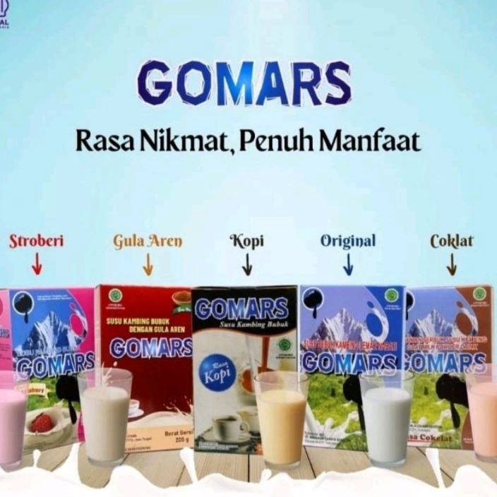

1111 gomars susu gomars susu kambing bubuk strobericoklatkopiputih 2 gram