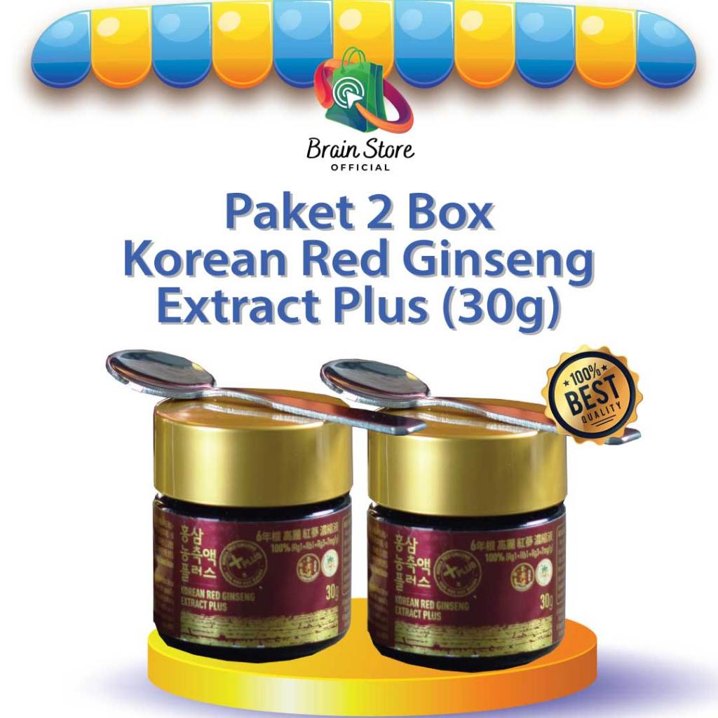

(Paket 2 Box) Korean Red Ginseng Extract Plus 30g