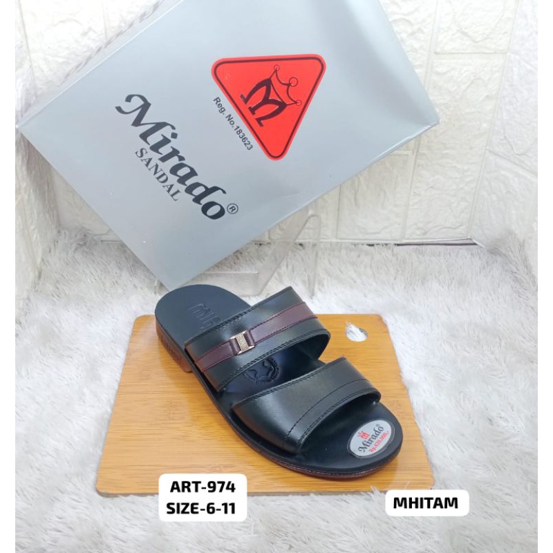 SANDAL PRIA KULIT ASLI MIRADO 974