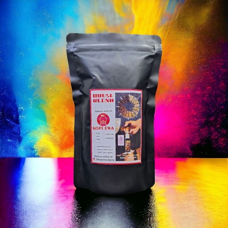 

KOPI HOUSE BLEND (MIX) EXCELLENT ARABIKA ROBUSTA. 1000GR