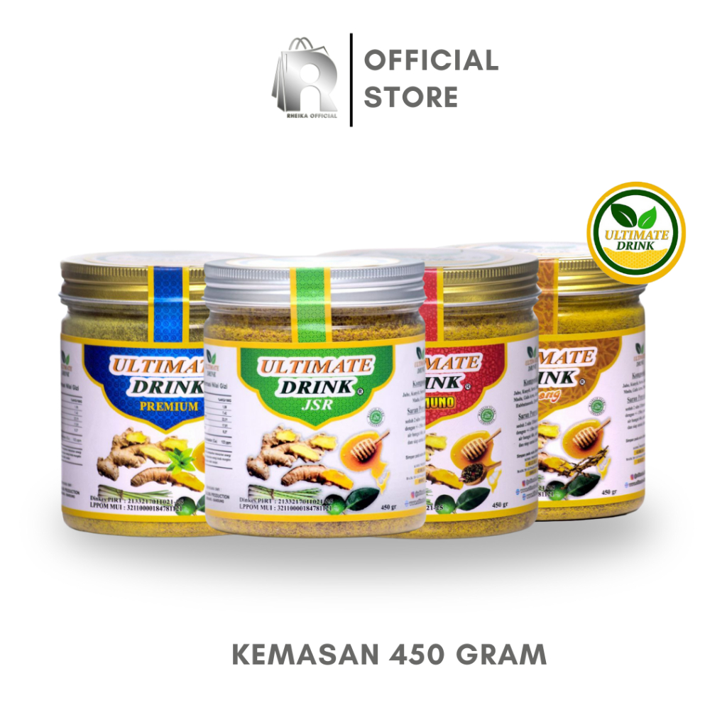 

MINUMAN RIMPANG KESEHATAN JAMU 450GR ULTIMATE DRINK SERBUK MINUMAN HERBAL TINGGAL SEDUH TANPA AMPAS TANPA BAHAN PENGAWET