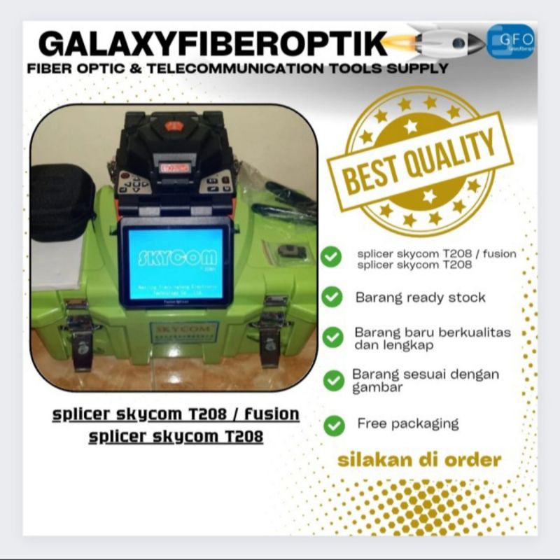 splicer skycom t208 / fusion splicer skycom t208