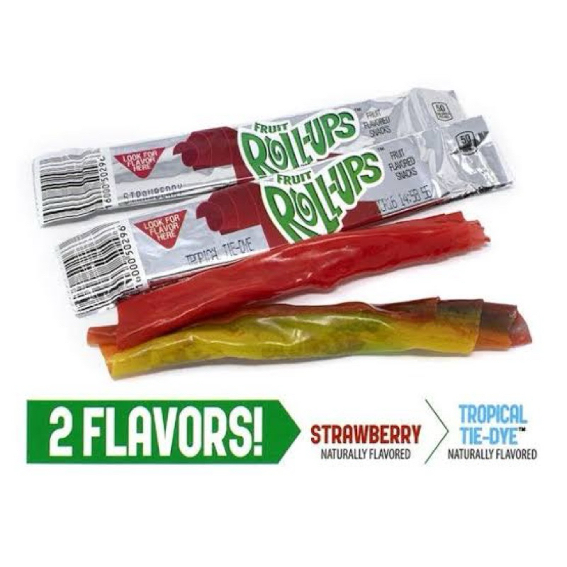 

Fruit roll-ups