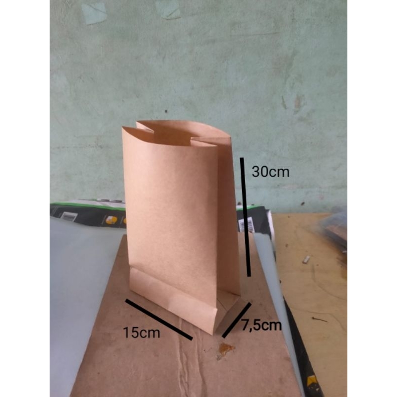

Paper bag makanan/kemasan Snack/fried chicken/roti