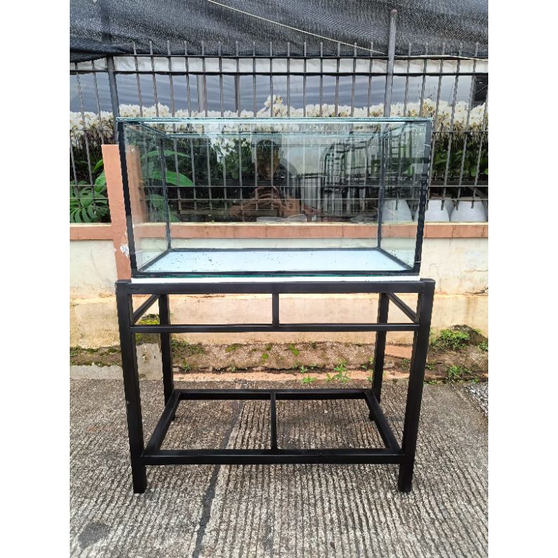 Aquarium 80x40x40 8 mm + rak hollo