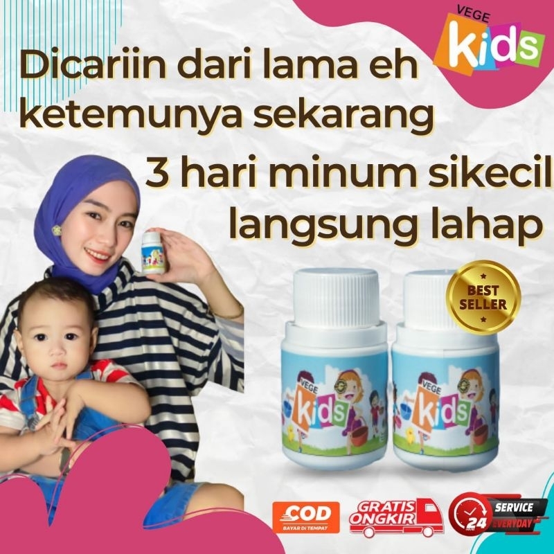 VEGE KIDS VEGEKIDS VITAKIDS VITA KIDS PENAMBAH NAFSU MAKAN 100% ORIGINAL
