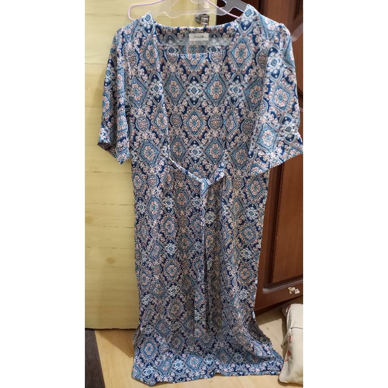 dress preloved motif etnik