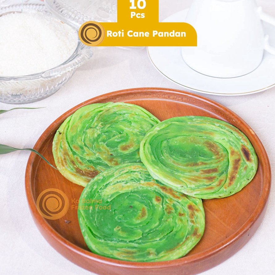 

PROMO SALE ISI 1 Roti Cane Pandan isi 1 Pcs Roti Canai Roti Maryam Roti Konde Pandan isi 1 Pcs