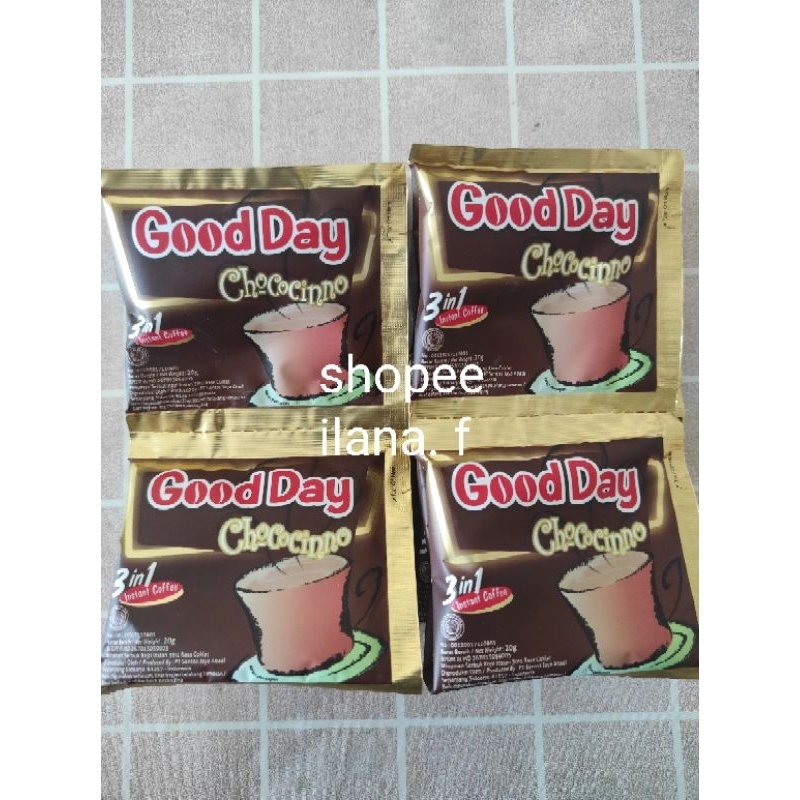 

KOPI GOOD DAY CHOCOCINNO RENCENG 20GR (1RENCENG ISI 10 BUNGKUS)