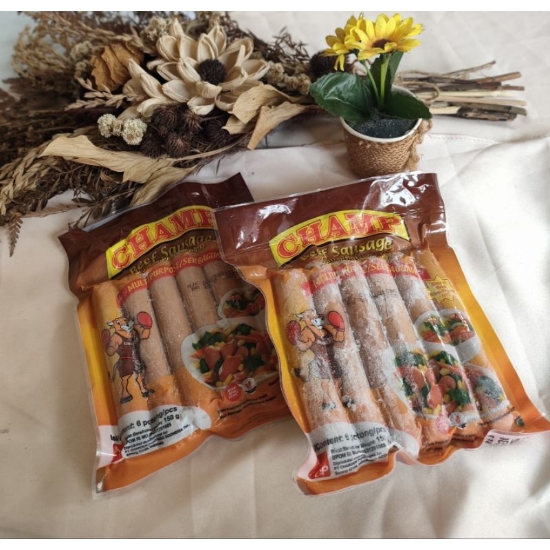 

champ sosis sapi 150gr (6pcs)