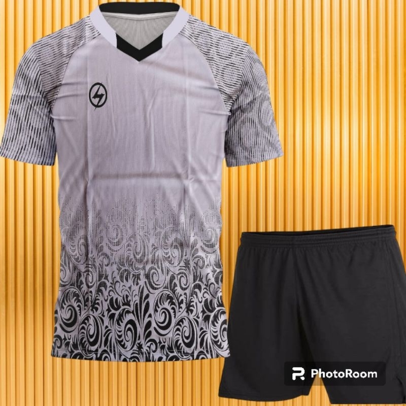 Setelan  Baju kaos Jersy Jersey jersi  Sepak Bola Futsal Putsal Badminton Bulutangkis Volly Pria Wan