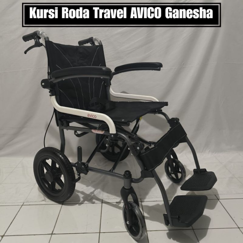 Kursi Roda Travel Avico Super Ringan, Lipat Kecil, Mudah Dibawa