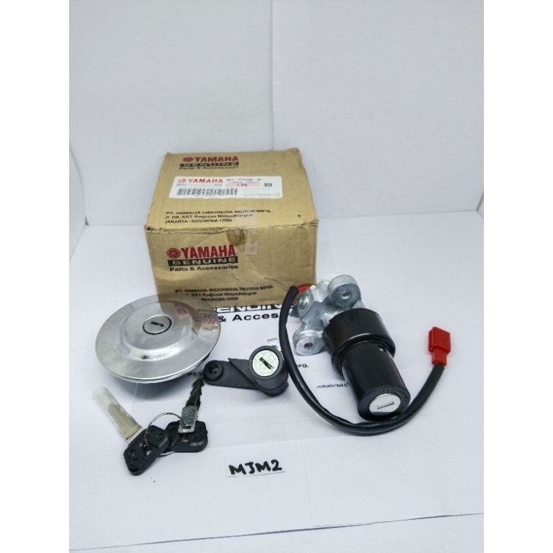Kunci 3C1 Kunci kontak set+tutup Tangki yamaha vixion lama old 2007+2009 (ORI)
