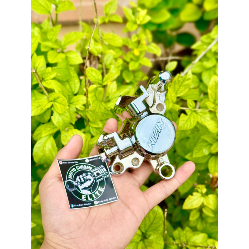 ORI COPOTAN MOTOR KALIPER BELAKANG KEPALA BABI TIGER REVO TIREV FINISHING CROME