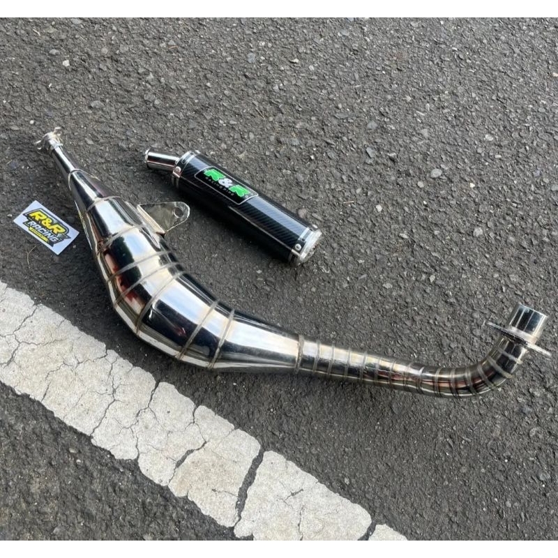 Knalpot Racing Fizr / F1zr Tipe BM Power Silencer Carbon