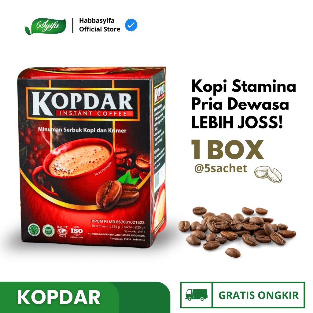 KOPDAR Kopi Suplemen Pria BPOM Original