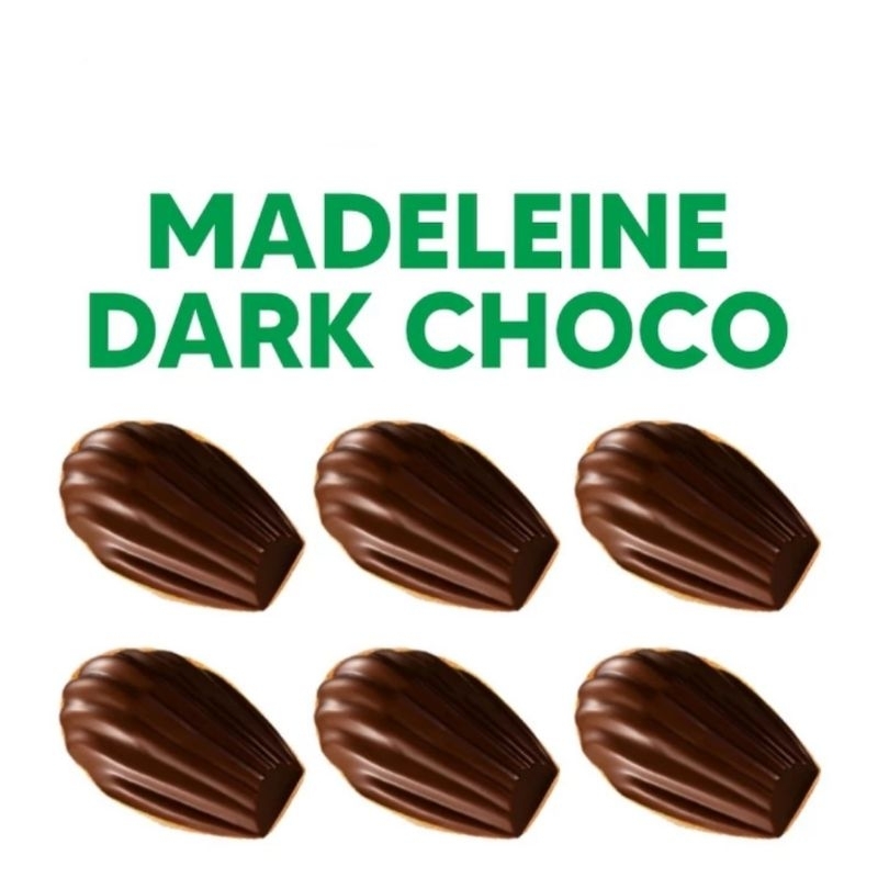 

Vegan Madeleines - Dark Choco (6pcs)