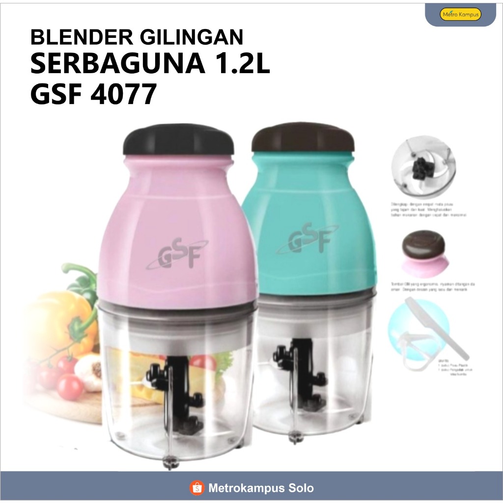 [GSF] Blender Gilingan Serbaguna 1.2L 4077 / Blender Kapsul 4 Mata Pisau - Blender Capsule Cutter