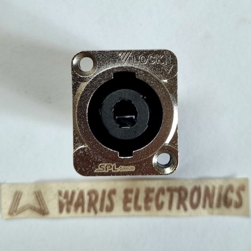 Socket Spikon SPL Audio GCE 103/4P-B Soket Spikon Besi